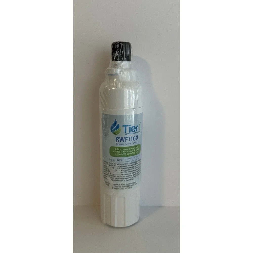 Tier RWF1160 Refrigerator Water Filter Fits LG LT1000P ADQ74793501 Sealed Pack